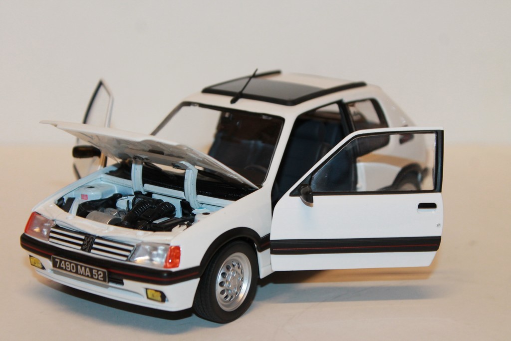 PEUGEOT 205 GTI 1.6 1988 WHITE NOREV 1/18°