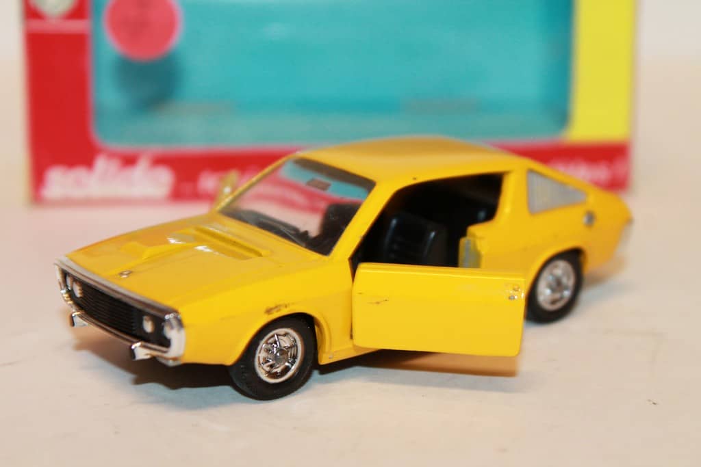 Norev 1/43 – Renault 17 TS Jaune 1972 – Miniature Collection – Très Bon état