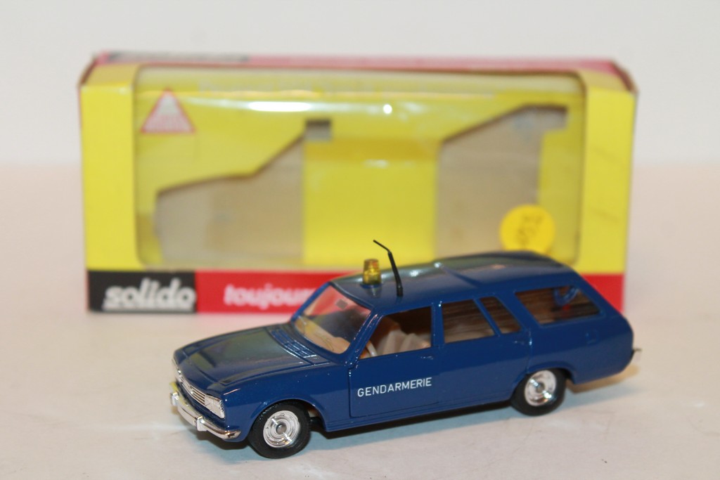 PEUGEOT 504 GENDARMERIE 1970 SOLIDO 1/43°