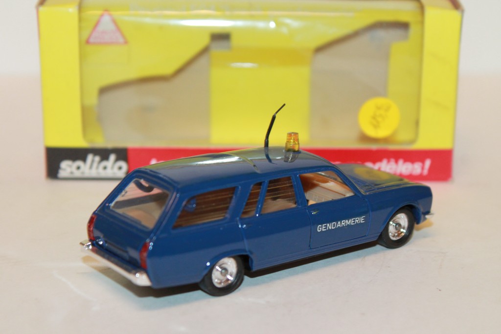 PEUGEOT 504 GENDARMERIE 1970 SOLIDO 1/43°