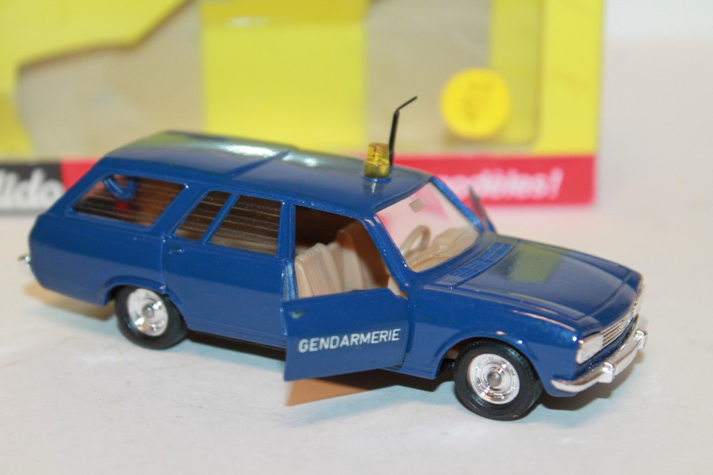 PEUGEOT 504 GENDARMERIE 1970 SOLIDO 1/43°