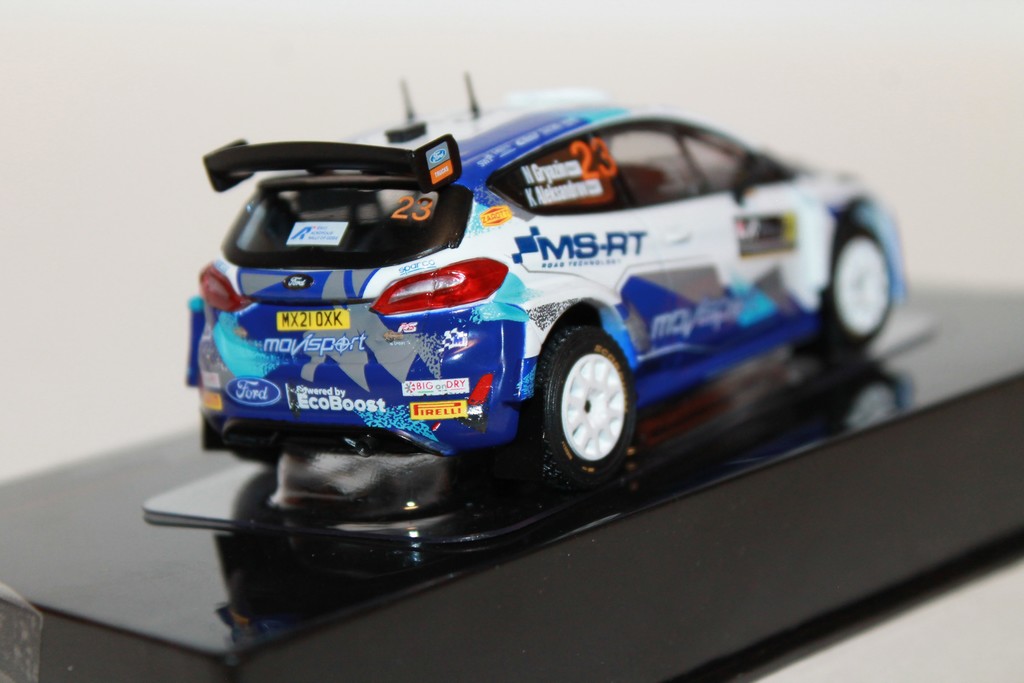 FORD FIESTA R5 MKII N°23 VAINQUEUR WRC2 RALLYE ACROPOLIS 2021 IXO 1/43°