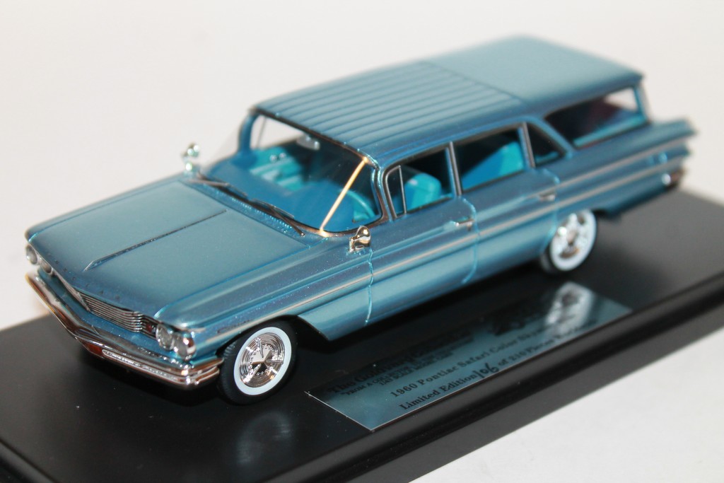 PONTIAC SAFARI SKYNIST BLUE 1960 GOLDVARG 1/43°