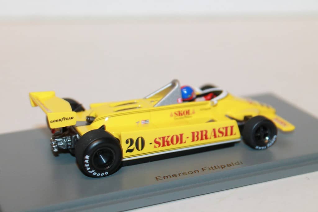Miniature Spark Fittipaldi F8 – GP Grande-Bretagne 1980 – échelle 1:43
