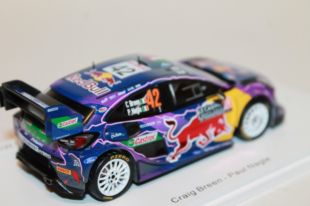 FORD PUMA #42 RALLY M-SPORT FORD WORLD RALLY TEAM - CRAIG BEEN - PAUL NAGLE - MONTE - CARLO 2022 SPARK 1/43°