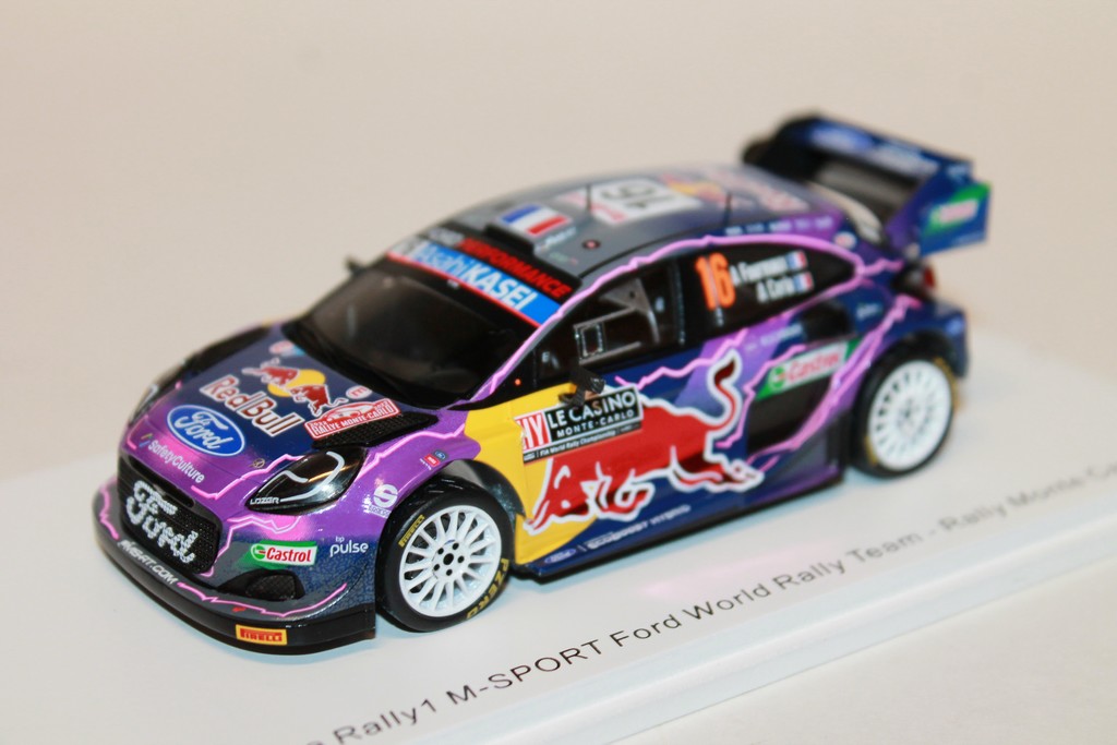 FORD PUMA #16 RALLY M-SPORT FORD WORLD RALLY TEAM - ADRIEN FOURMAUX - ALEXANDRE CORIA - MONTE - CARLO 2022 SPARK 1/43°