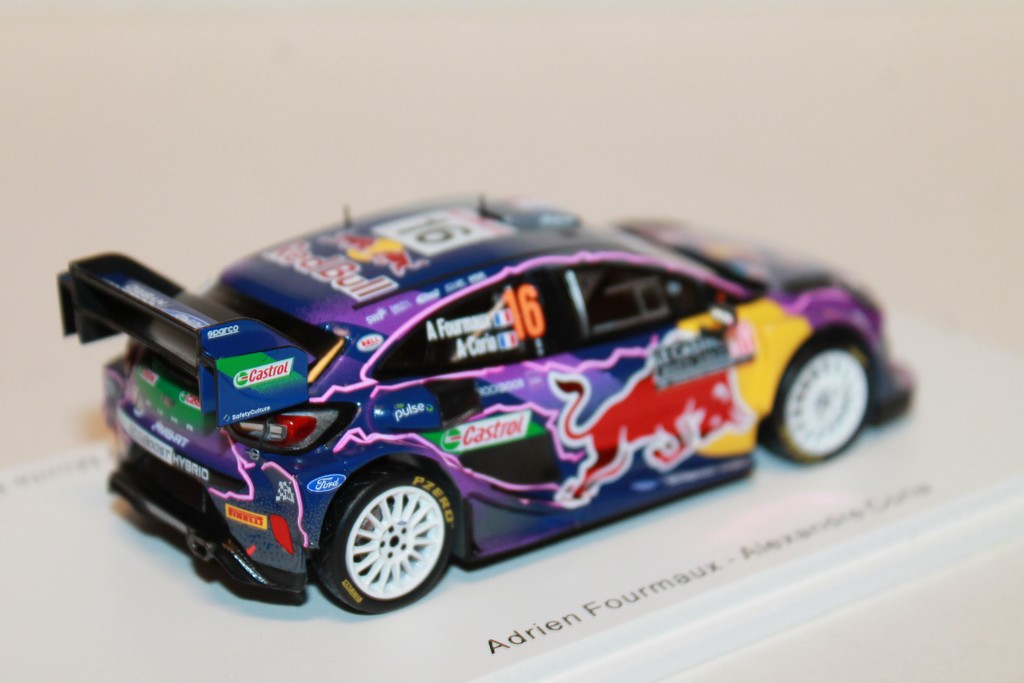 FORD PUMA #16 RALLY M-SPORT FORD WORLD RALLY TEAM - ADRIEN FOURMAUX - ALEXANDRE CORIA - MONTE - CARLO 2022 SPARK 1/43°