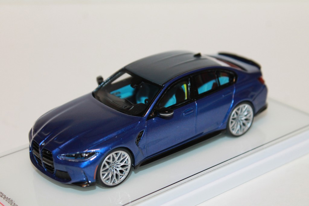 BMW M3 COMPETITION BLEU TSM MODELS 1/43°