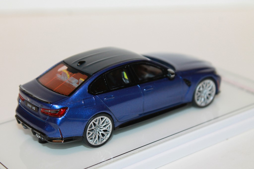 BMW M3 COMPETITION BLEU TSM MODELS 1/43°