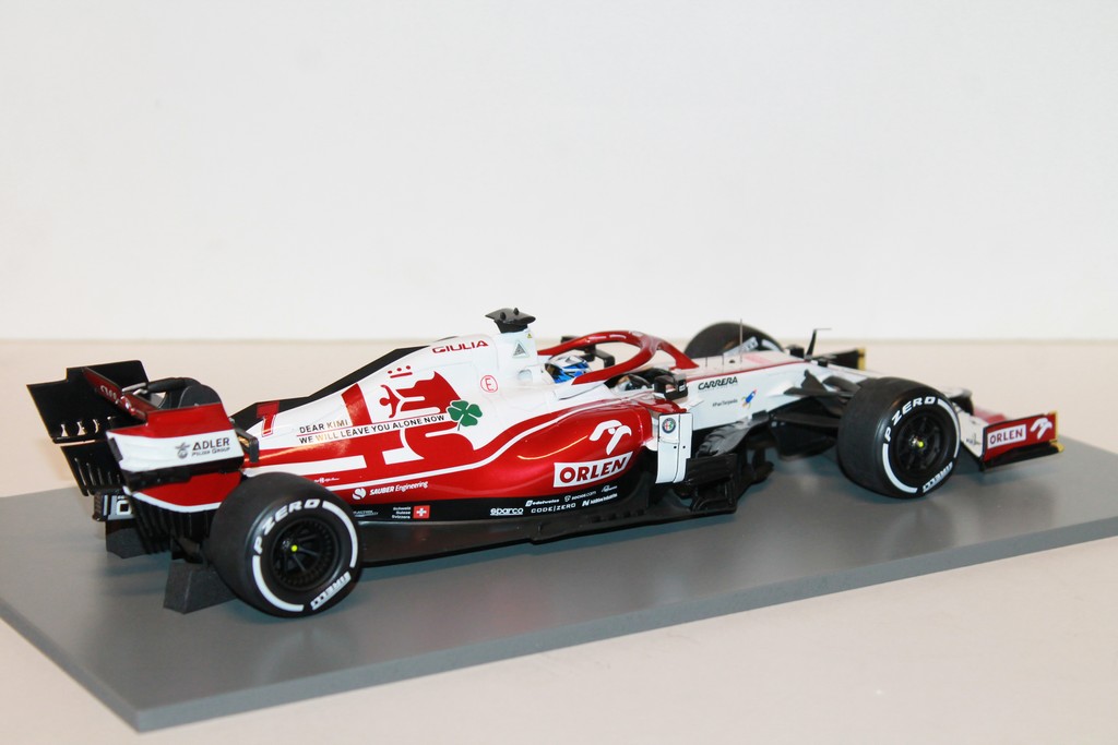 ALFA ROMEO RACING ORLEN C41 GP ABU DHABI 2021 RAIKKONEN SPARK 1/18°
