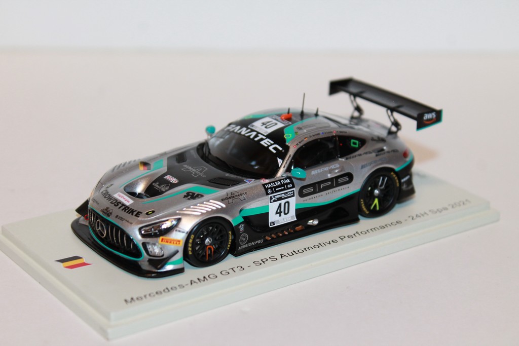 MERCEDES-AMG GT3 N°40 SPS AP 24H SPA 2021 SPARK 1/43°