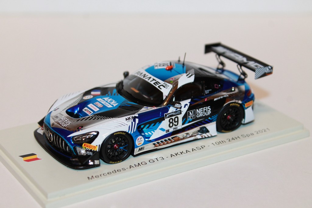 MERCEDES-AMG GT3 N°89 AKKAASP 10E 24H SPA 2021 SPARK 1/43°