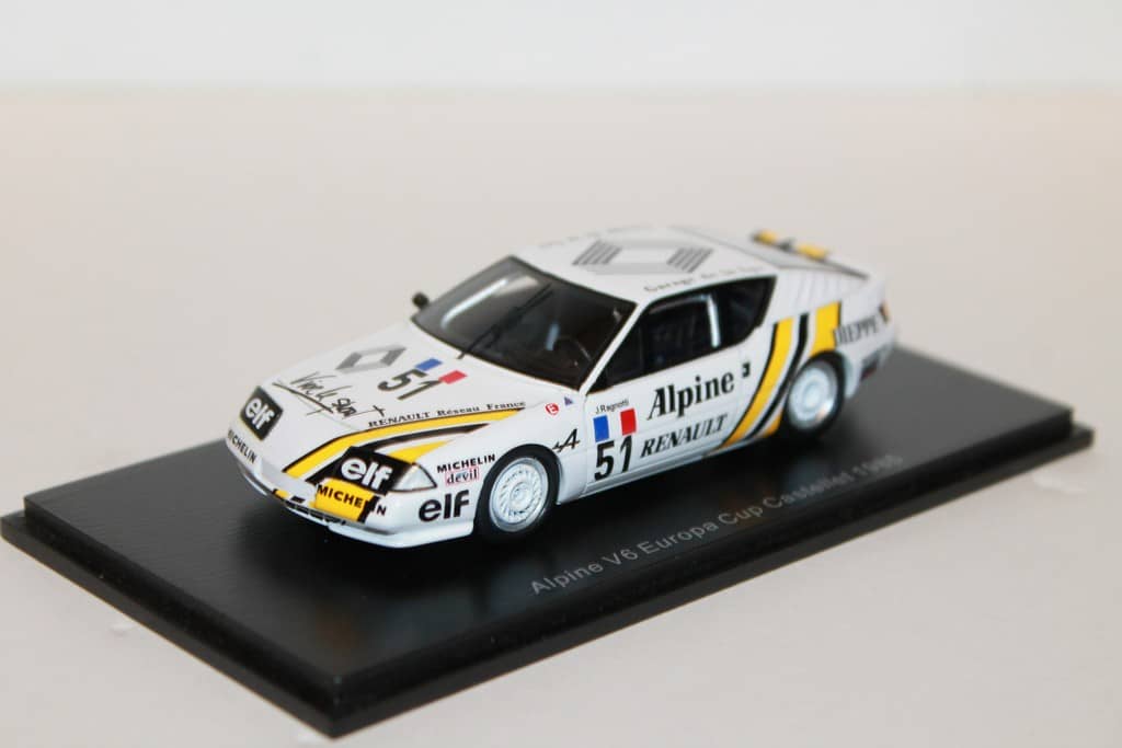 ALPINE V6 N°51 EUROPA CUP CASTELLET 1985 SPARK 1/43°