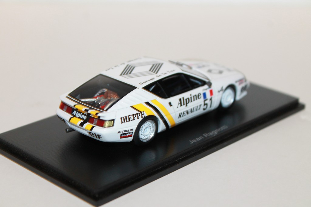 ALPINE V6 N°51 EUROPA CUP CASTELLET 1985 SPARK 1/43°