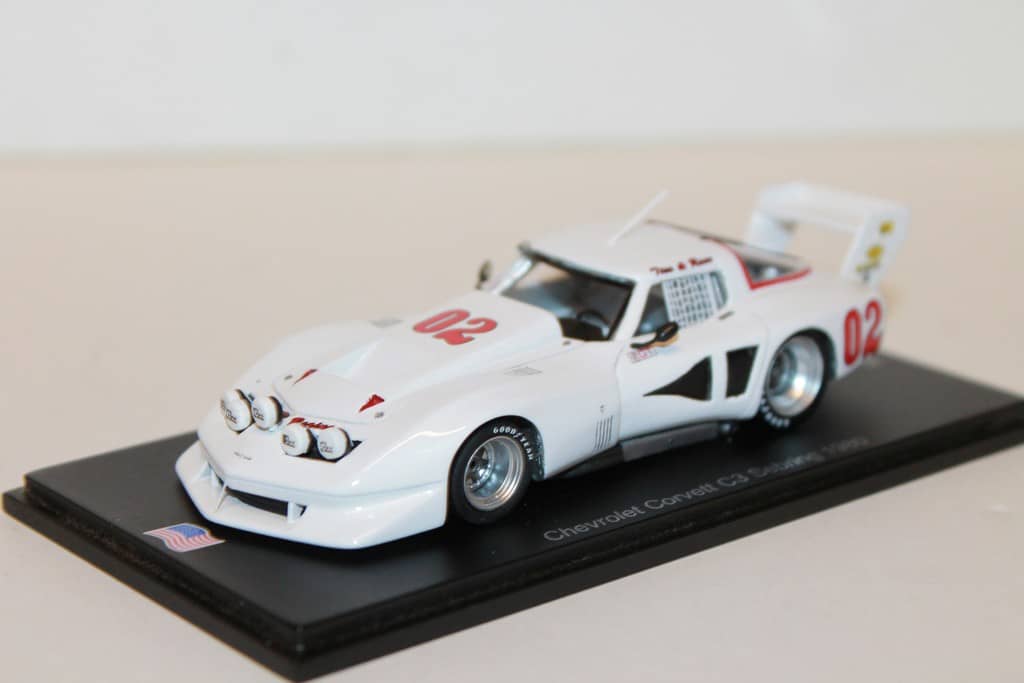 1:43 SPARK Chevrolet Corvette C3 #02 Sebring 1980 Almeida