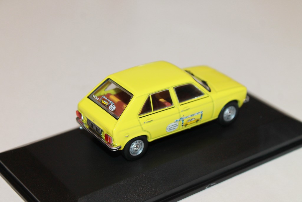 PEUGEOT 104 JAUNE ODEON 1/43°