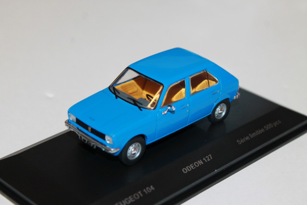 PEUGEOT 104 BLEU ODEON 1/43°