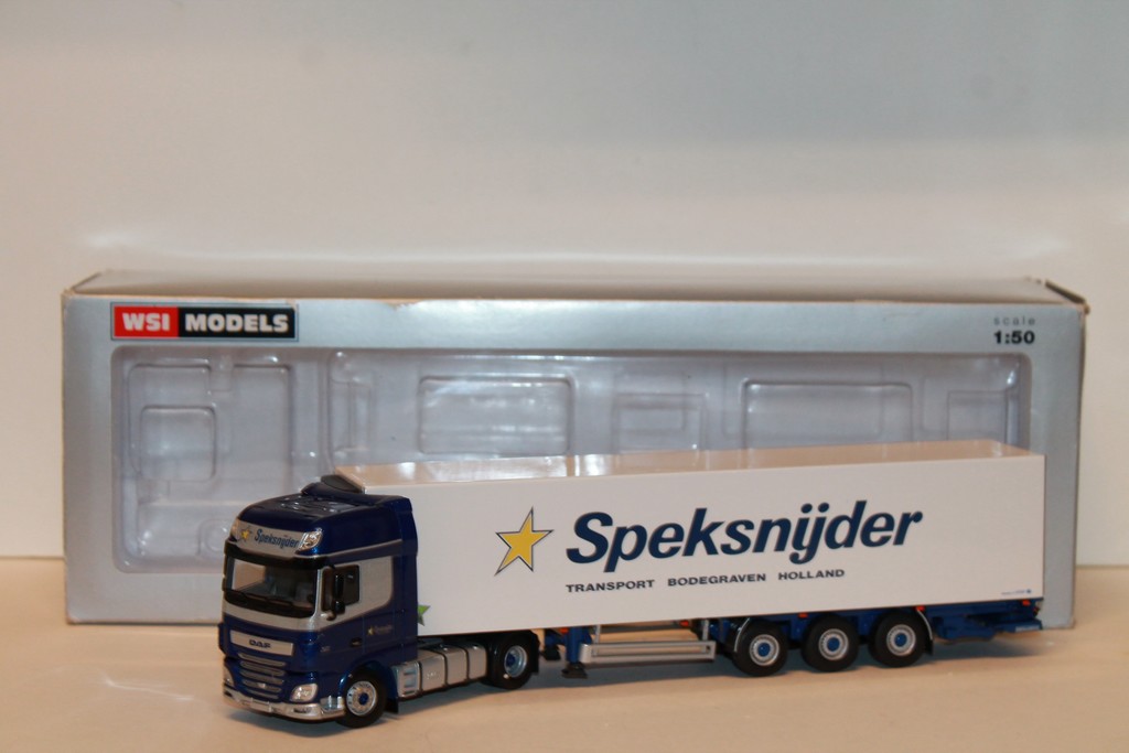 DAF XF SEMI FIGORIFIQUE SPEKSNYDER 2013 WSI MODELS 1/50°