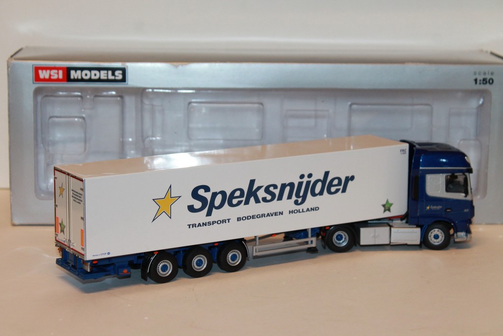 DAF XF SEMI FIGORIFIQUE SPEKSNYDER 2013 WSI MODELS 1/50°