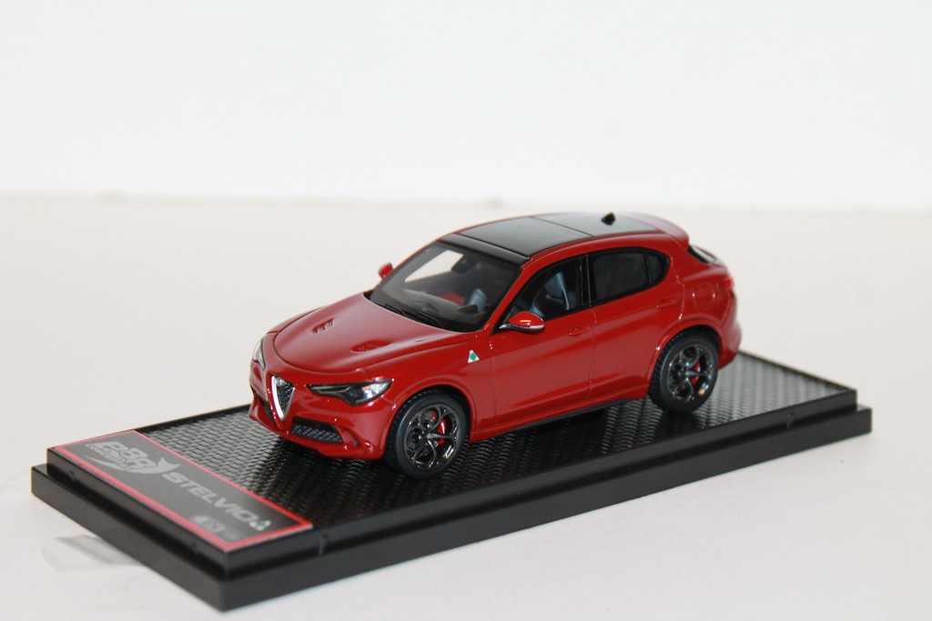 ALFA ROMEO STELVIO QUADRIFOGLIO ROSSO COMPETIZIONE BBR 1/43°