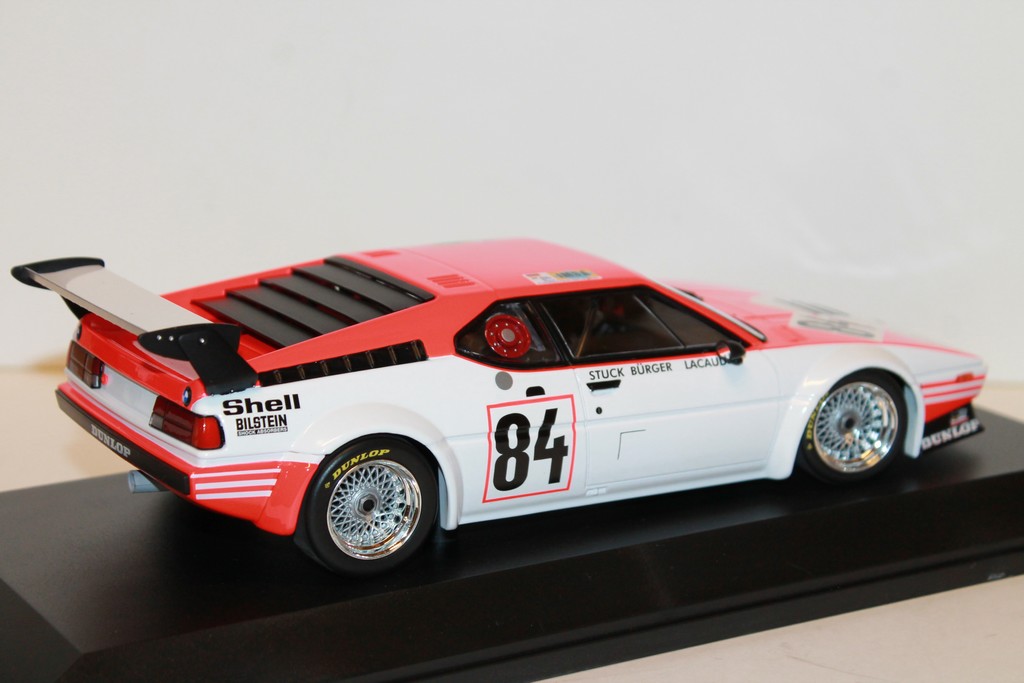 BMW M1 N°84 24H LM 1980 MINICHAMPS 1/18°