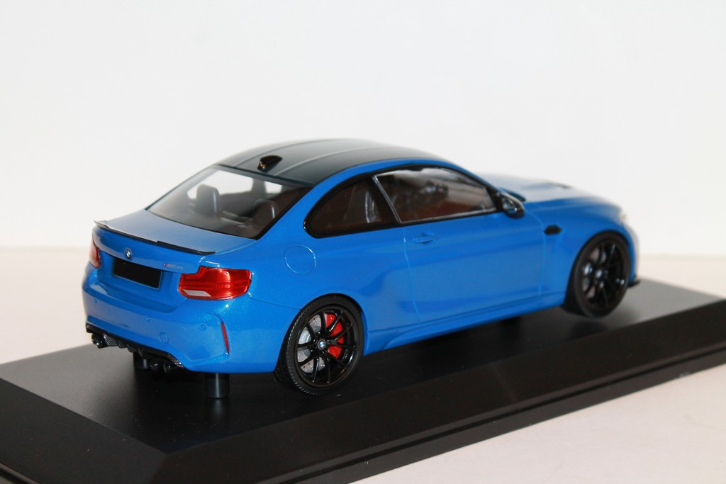 Minichamps 155021022 1:18 BMW M2 Cs-2020-Blue Metallic Collectible  Miniature Car, Blue