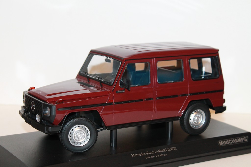 MERCEDES-BENZ G-MODEL (LWD) ROUGE 1980 MINICHAMPS 1/18°