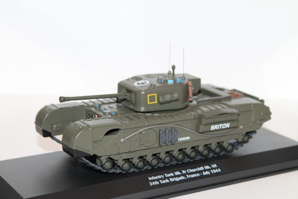 CHAR MK IV CHURCHILL MK.VII 34TH TANK BRIGADE FRANCE JUILLET 1944 MOTORCITYCLASSIC 1/43°