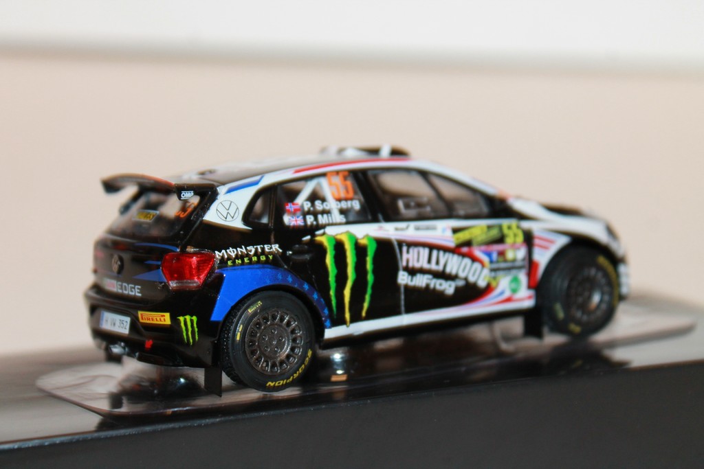 VOLKSWAGEN POLO GTI R5 #55 P.SOLBERG-P.MILLS WALES RALLY GB 2019 IXO 1/43°