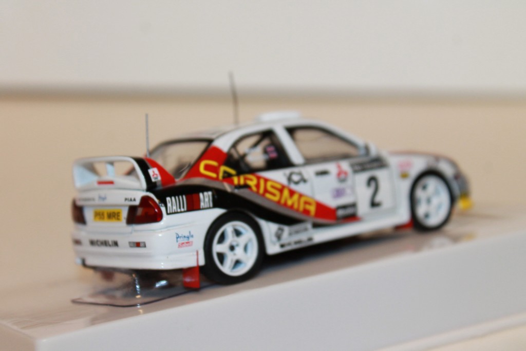 MITSUBISHI CARISMA GT EVOLUTION IV #2 R.BURNS-R.REID RAC RALLY 1997 IXO 1/43°