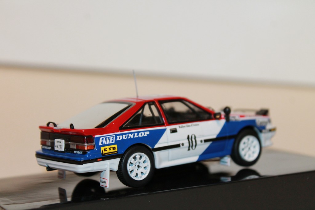 NISSAN 200 SX #10 S.MEHTA-R.COMBES RALLYE COTE D'IVOIRE 1987 IXO 1/43°