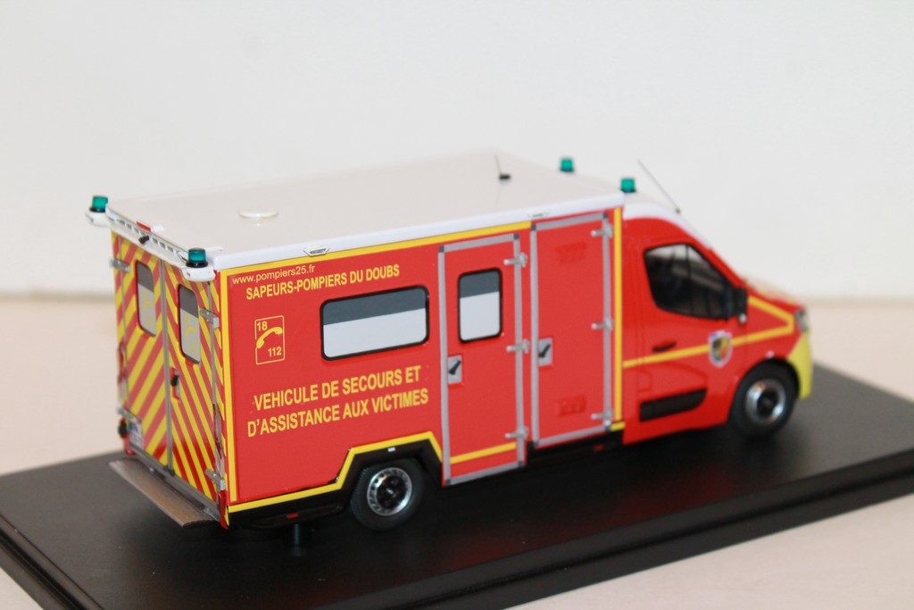 RENAULT MASTER TIB 2019 VSAV SDIS 25 ALERTE 1/43°