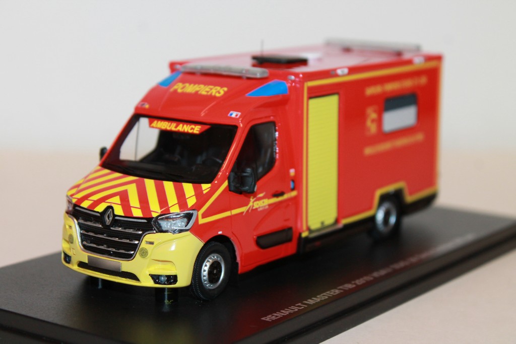 RENAULT MASTER TIB 2019 VSAV SDIS ALARME 1/43°