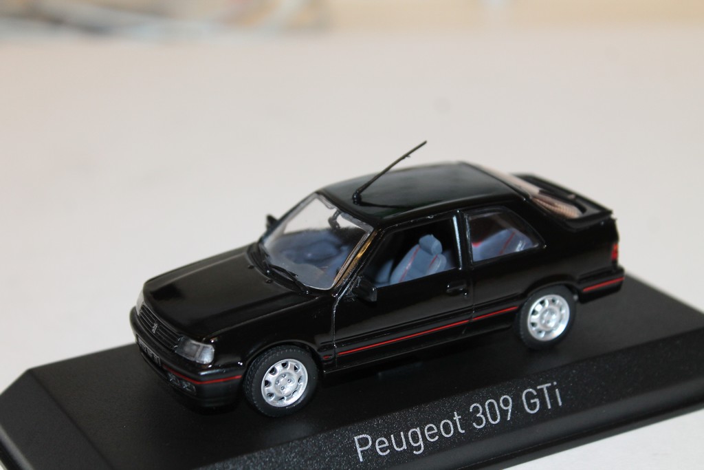 PEUGEOT 309 GTI NOIR 1987 NOREV 1/43°