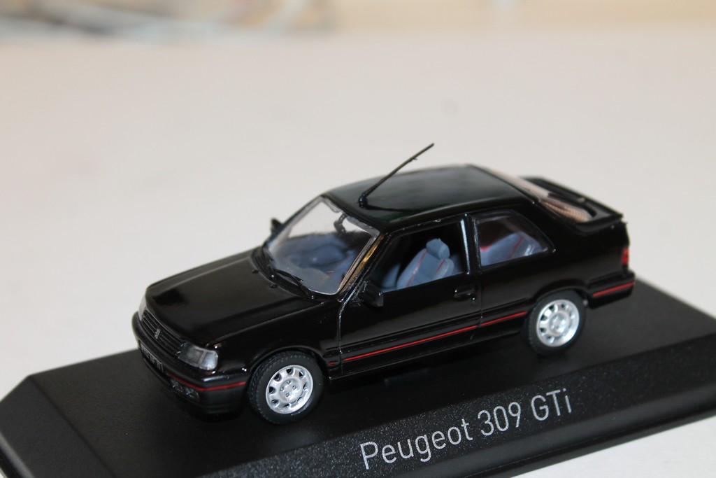 PEUGEOT 309 GTI BLACK 1987 NOREV 1/43°