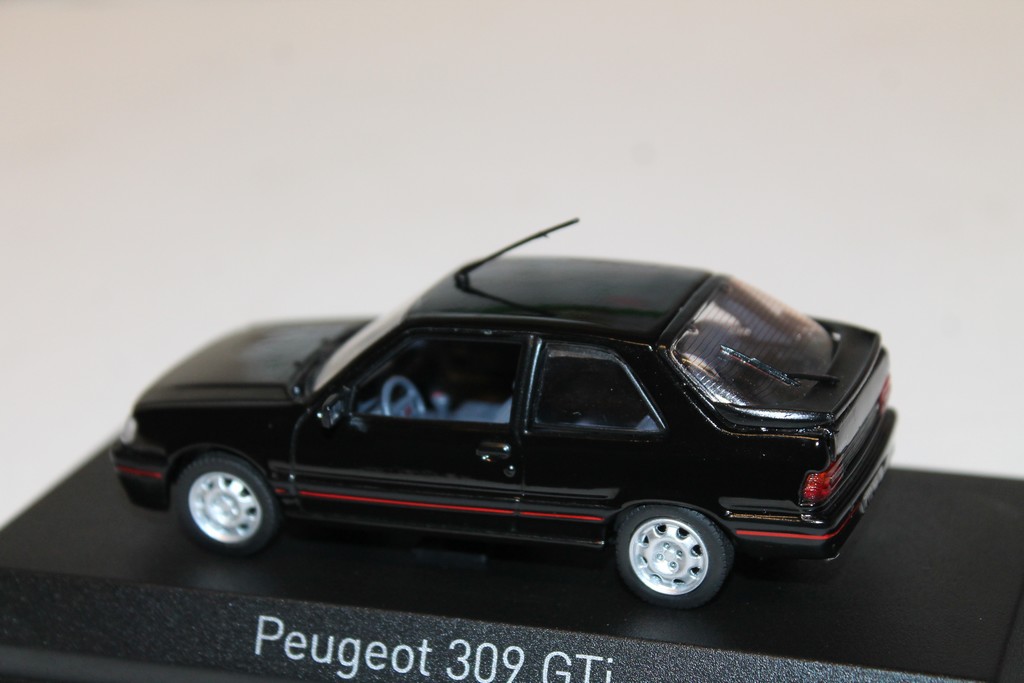 PEUGEOT 309 GTI BLACK 1987 NOREV 1/43°