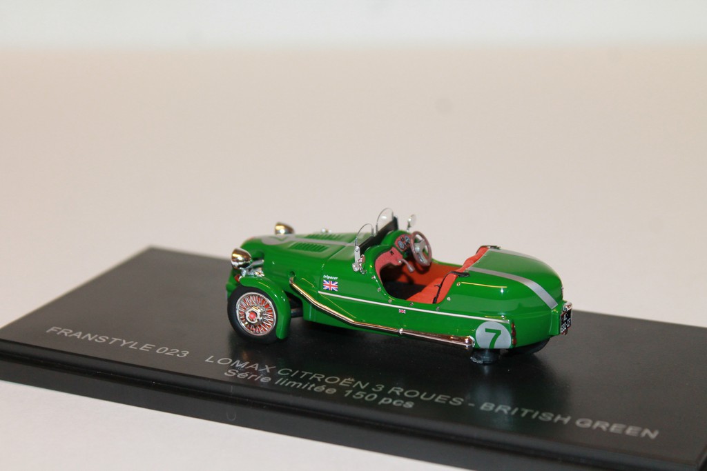 CITROËN LOMAX 3 ROUES BRITISH GREEN FRANSTYLE 1/43°
