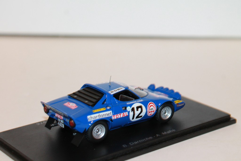 LANCIA STRATOS HF 3RD RALLY MONTE CARLO 1976 #12 B.DARNICHE - A.MAHE SPARK 1/43°