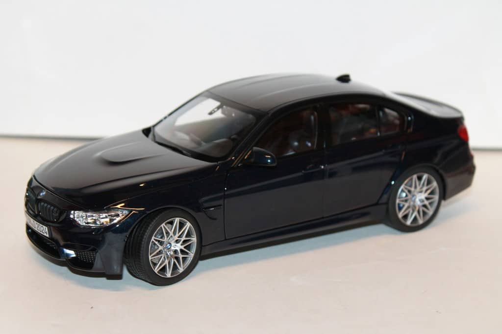 BMW M3 COMPETITION 2017 BLUE NOREV 1/18°
