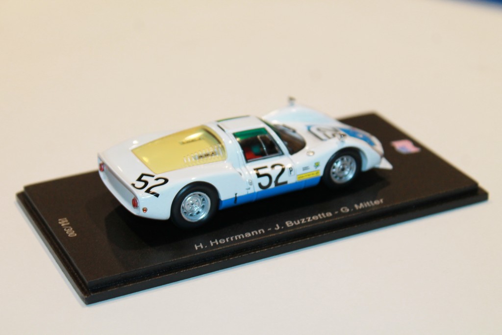 PORSCHE 906 4TH 12H SEBRING 1966 H.HERRMANN - J.BUZZETTA - G.MITTER SPARK 1/43°