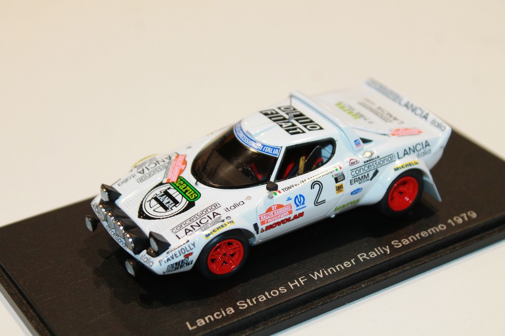 LANCIA STRATOS HF WINNER RALLY SANREMO 1979 "TONY" - M.MANNINI SPARK 1/43°