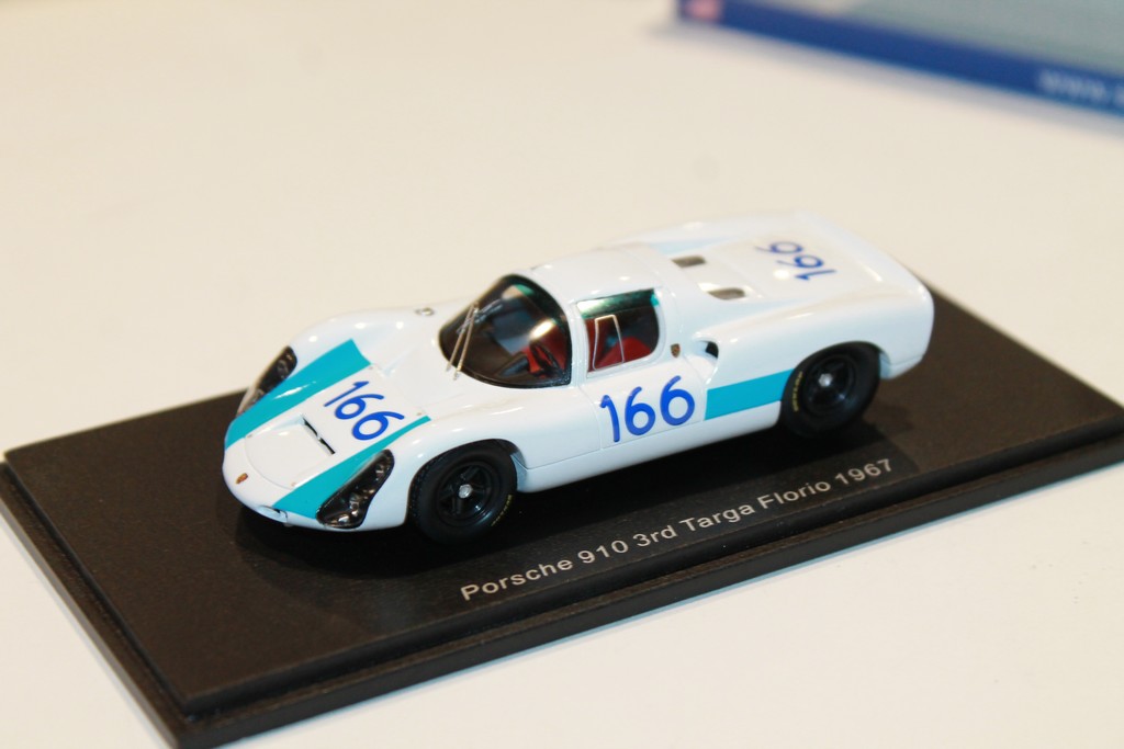 PORSCHE 910 3RD TARGA FLORIO V.ELFORD - J.NEERPASCH SPARK 1/43°