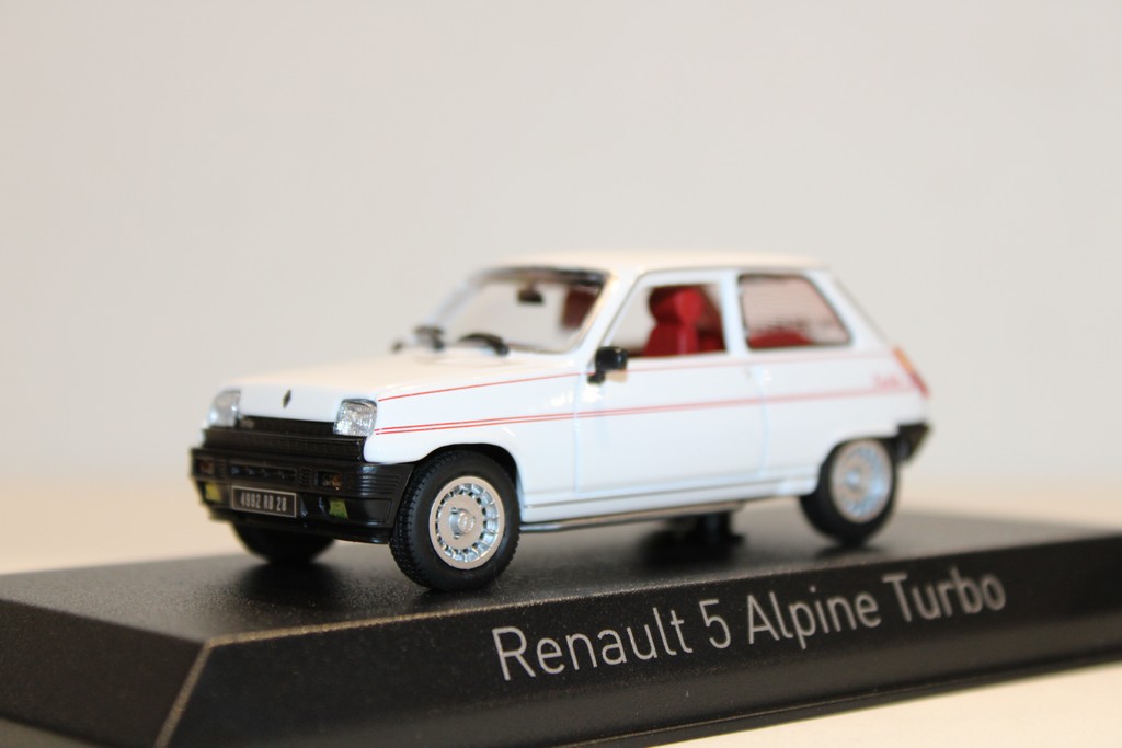 RENAULT 5 ALPINE TURBO BLANCHE 1983 NOREV 1/43°