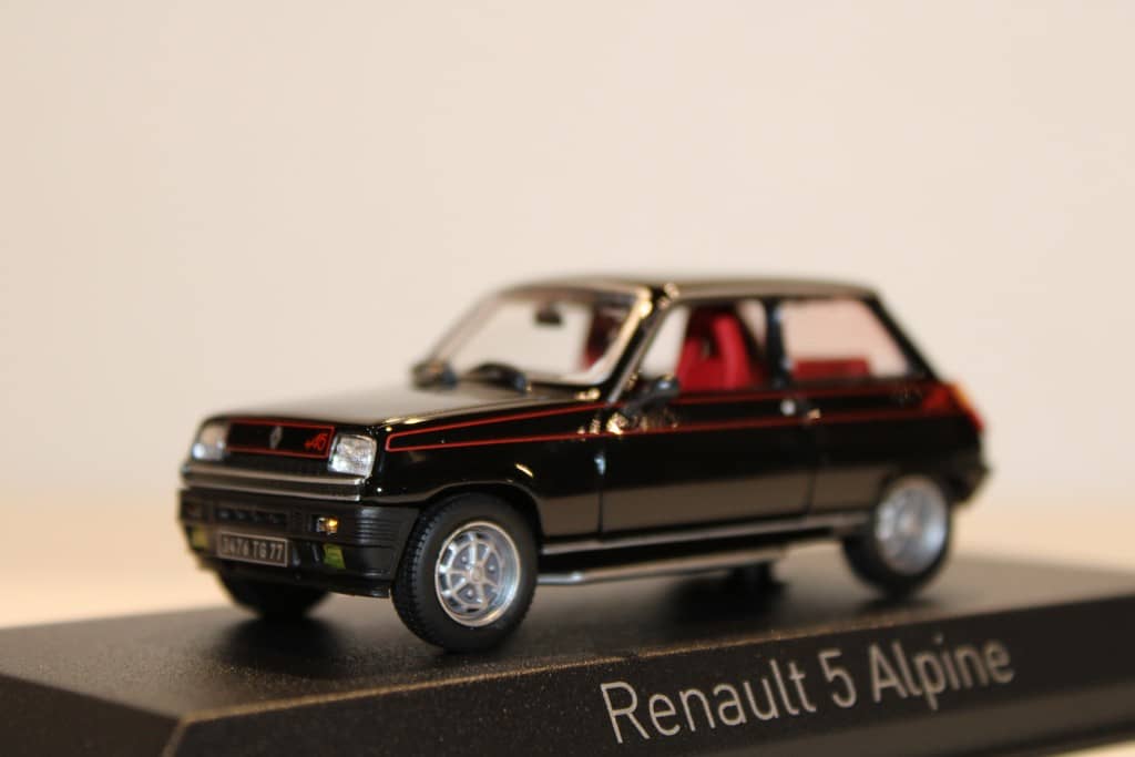 RENAULT 5 ALPINE BLACK 1977 NOREV 1/43°