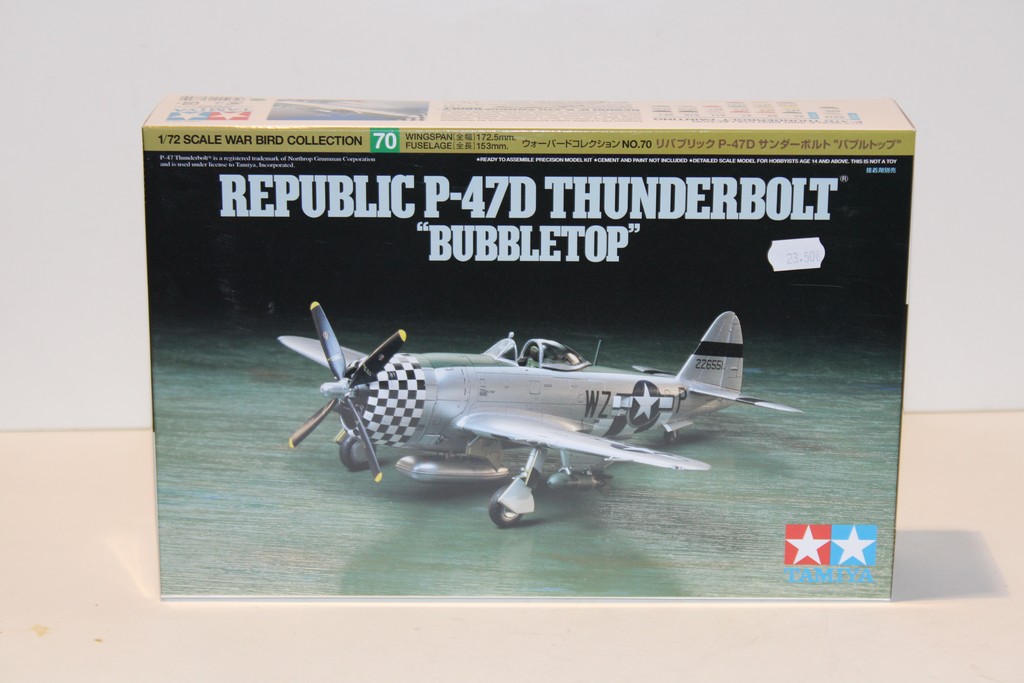 REPUBLIC P-47D THUNDERBOLT "BUBBLETOP" TAMIYA 1/72°