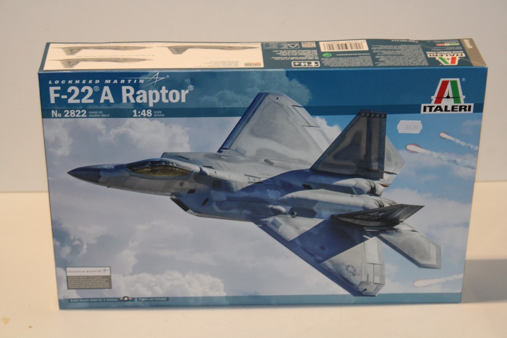 F-22 A RAPTOR ITALERI 1/48°