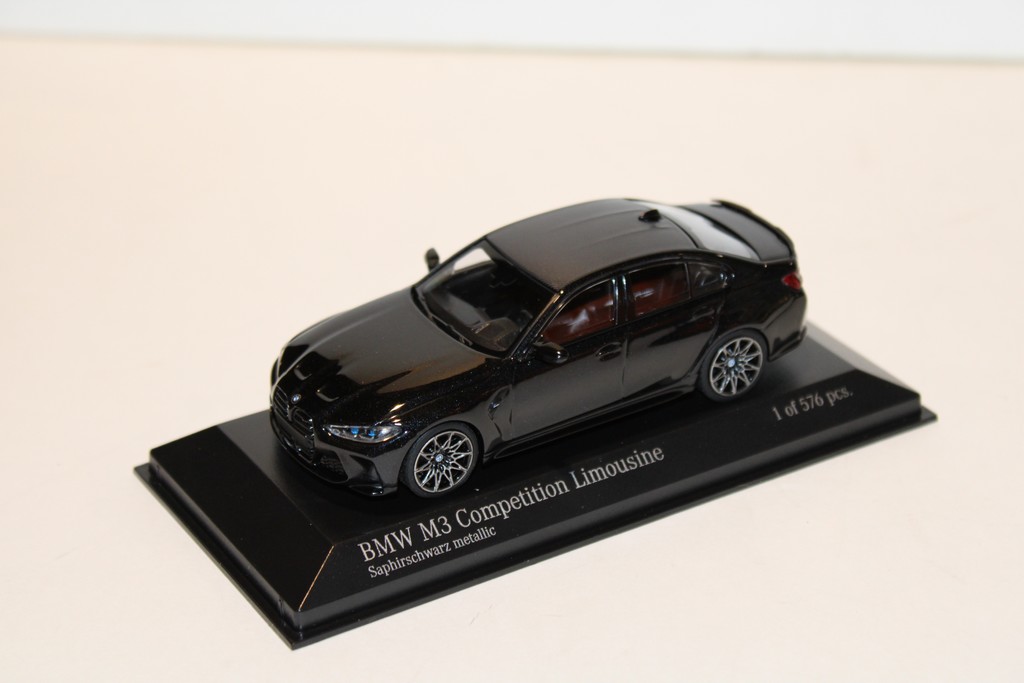 BMW M3 COMPETITION LIMOUSINE NOIR 2020 MINICHAMPS 1/43°