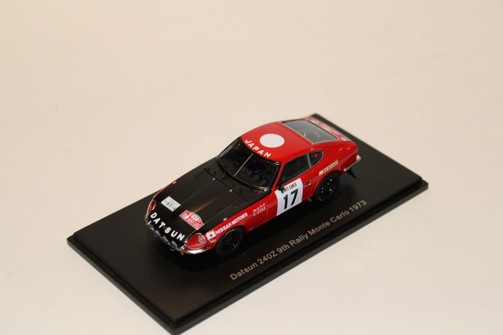 DATSUN 240 Z 9TH RALLY MONTE CARLO 1973 T.FALL - M.WOOD SPARK 1/43°