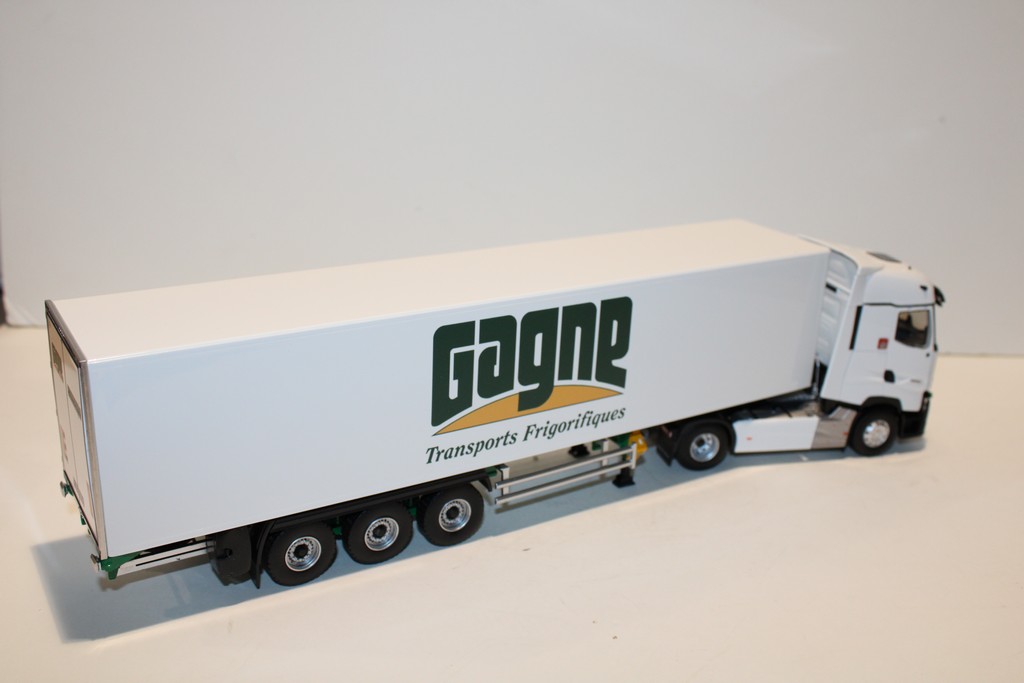 RENAULT HIGH 2021 REMORQUE LAMBERET TRANSPORTS GAGNE FRIGORIFIQUE ELIGOR 1/43°