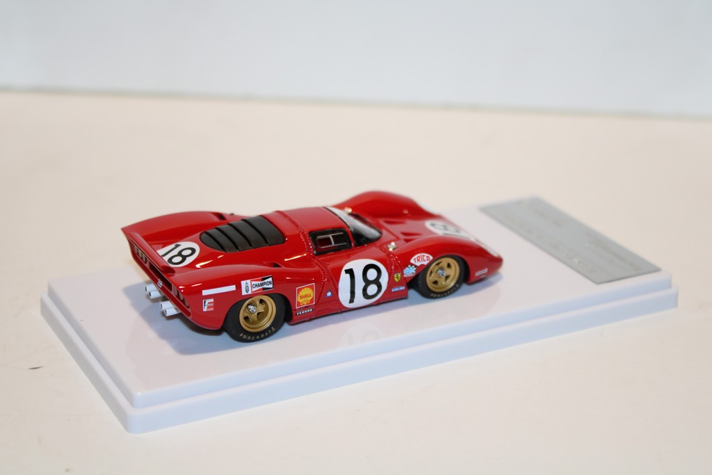 FERRARI 312P COUPE RODRIGUEZ/PIPER 24H LE MANS 1969 TECNOMODEL 1/43°